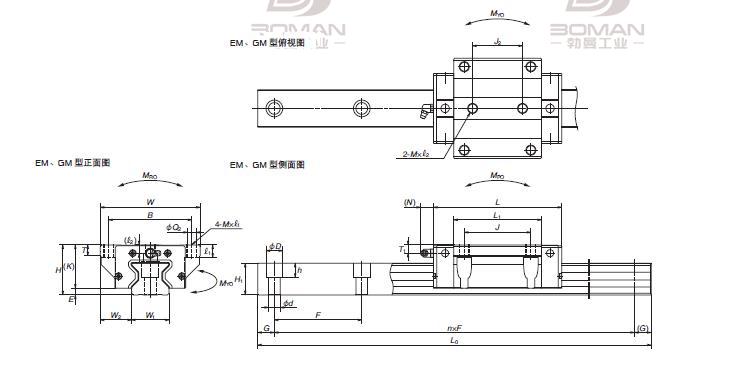 NSK RA451255GMC2B01P63-NSK滚柱导轨