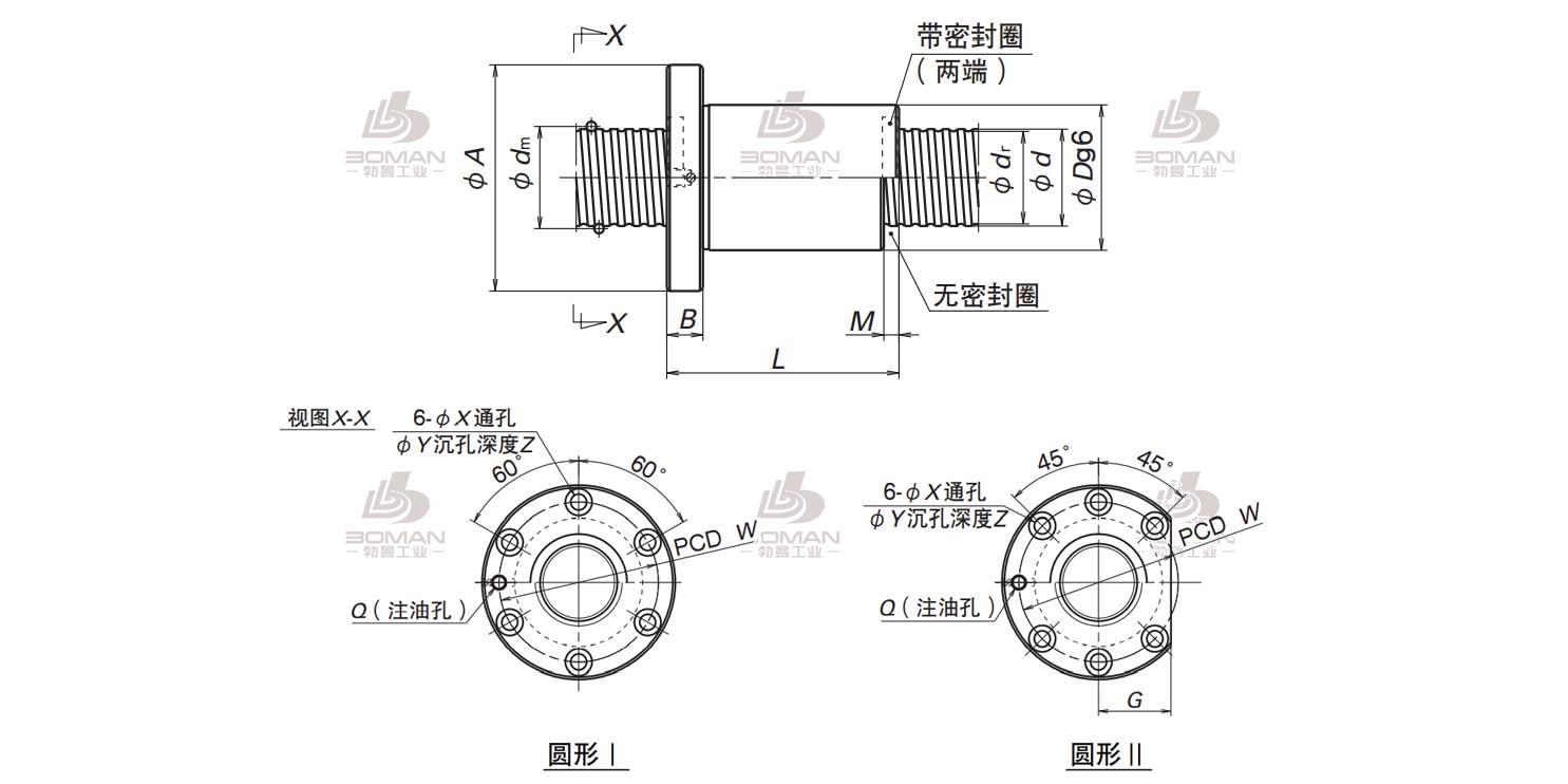 SFD6320-3-NSK ZFD滚珠丝杠