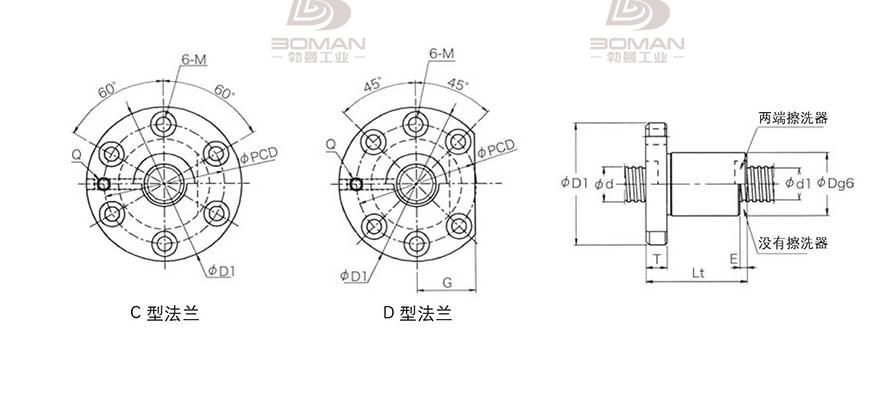 KURODA GD3210JT-CDPR 日本黑田丝杆和THK丝杆