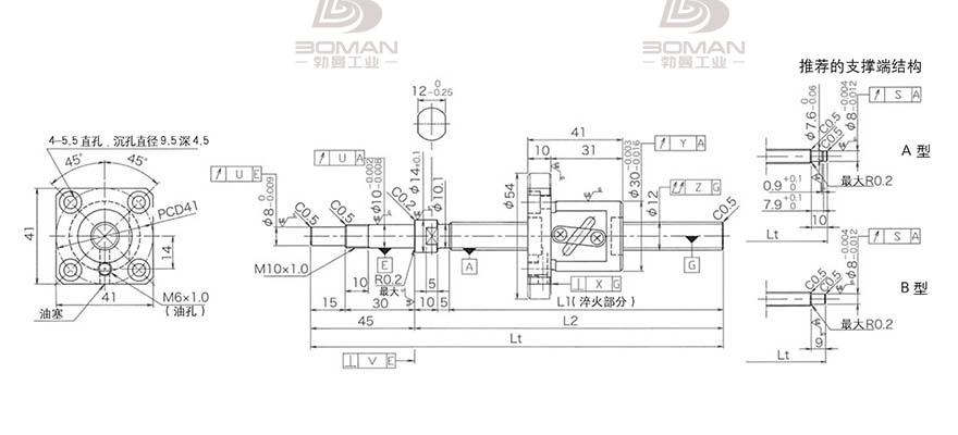 KURODA GP1204DS-AAPR-0300B-C3F 黑田丝杆3d软件