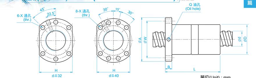 TBI DFU01610-3 tbi滚珠丝杆与螺母的安装方法