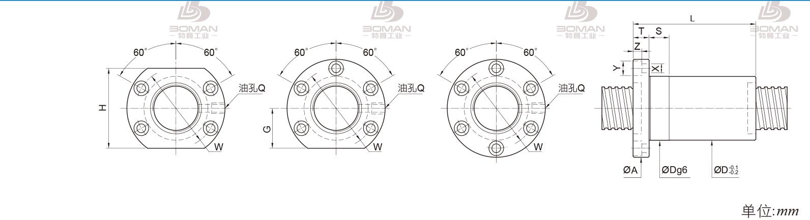 PMI FOIC5006 pmi丝杆和tbi的丝杆区别