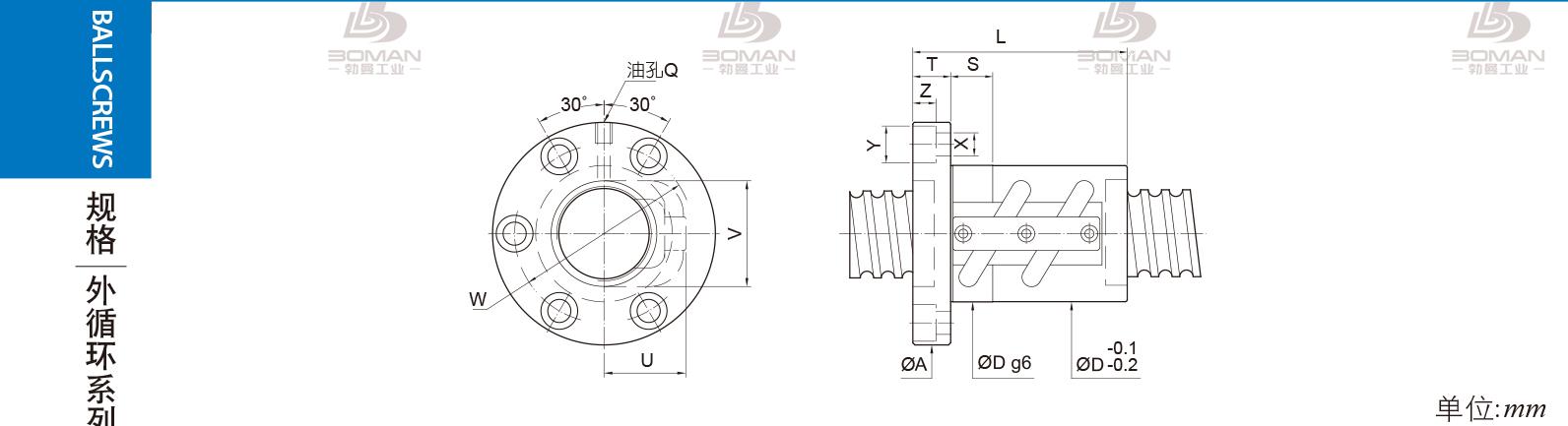 PMI FSVC4006-3 PMI TBI研磨级滚珠丝杆