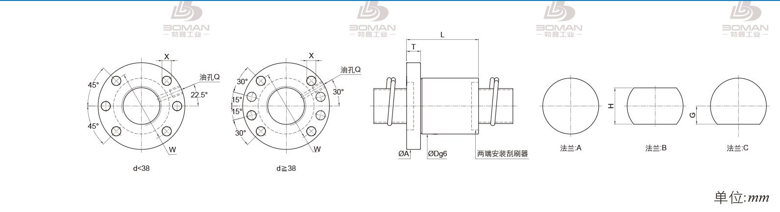 PMI FSDN1505V-4.0P pmi滚珠丝杠安装