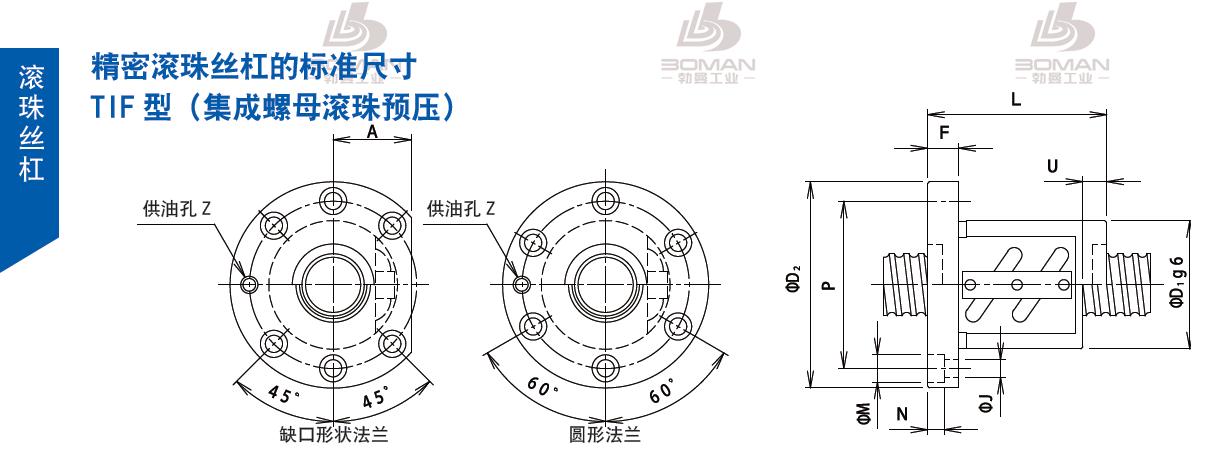 TSUBAKI 32TIFC8 tsubaki滚珠丝杠样本