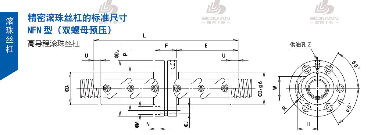 TSUBAKI 32NFNA20 tsubaki数控丝杆螺母